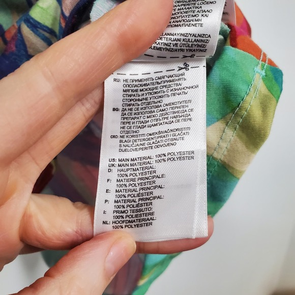 Adidas Parrot Tank Top S Rare! Colorful Racerback Spell Out Tropical - Picture 7 of 11